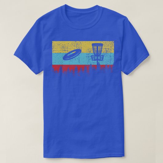 Disc Golf Retro 1 T-shirt (Design voorkant)