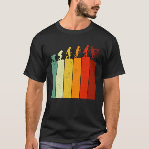 Disc Golf Retro Evolution Mannen Vrouwen T-shirt