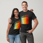 Disc Golf Retro Evolution Mannen Vrouwen T-shirt (Unisex)