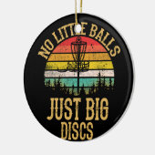 Disc Golf Retro Geen kleine Amerikaanse schijf Gol Keramisch Ornament (Links)