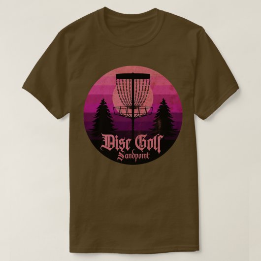 Disc Golf Sandpoint zondag T-shirt (Design voorkant)