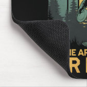 Disc Golf Sasquatch Bigfoot Disc Golfer Funny Disc Muismat (Hoek)