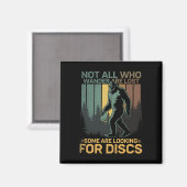 Disc Golf Sasquatch Bigfoot Disc Golfer Grappige D Magneet (Voorkant / Achterkant)