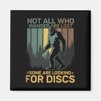 Disc Golf Sasquatch Bigfoot Disc Golfer Grappige D Magneet