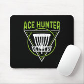 Disc Golf Shirt Funny Ace Hunter Disc Muismat (Met muis)