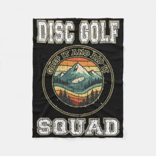 Disc Golf Squad Pak 'm Beet En Scheid Grappige Ret Fleece Deken