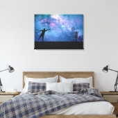 Disc Golf Stars Canvas Afdruk (Insitu (Slaapkamer))