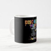 Disc Golf Stemming Regenboog Spatter Disc Skets Koffiemok (Voorkant links)
