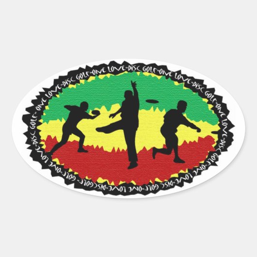 Disc Golf sticker (Voorkant)