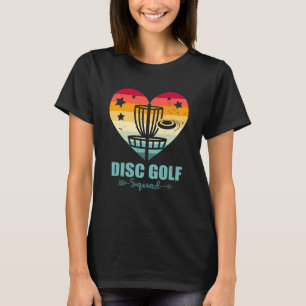 Disc Golf Team Vintage Hart Grappige Disc Golf Spe T-shirt
