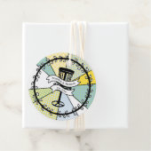 Disc Golf thema Bedankjes Labels (In situ)