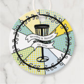 Disc Golf thema Bedankjes Labels (Voorkant)