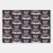 Disc Golf thema Kerstmis Inpakpapier Vel (Voorkant 3)