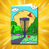 Disc Golf thema verjaardag Kaart