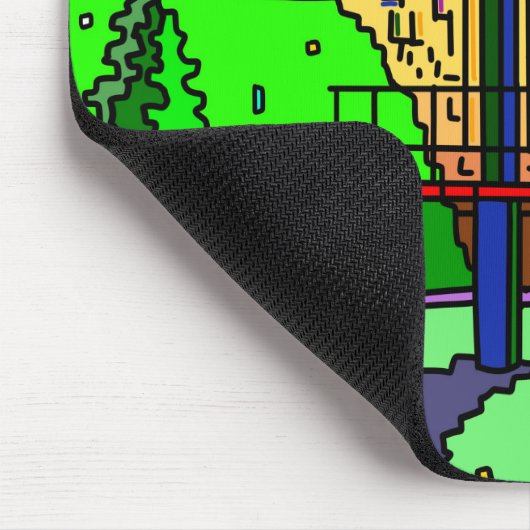 Disc Golf thema verjaardag Muismat (Hoek)