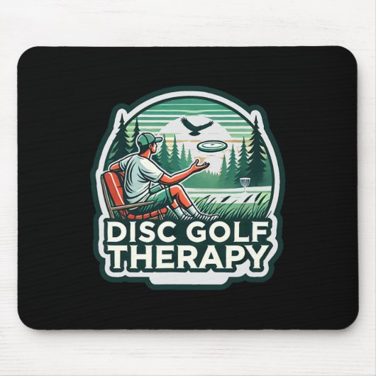 Disc Golf Therapie - Ontspan En Speel Muismat (Voorkant)