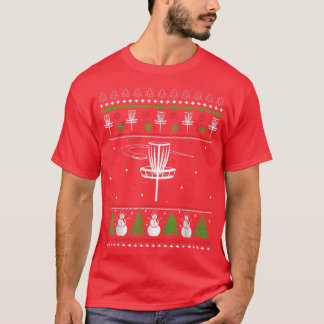Disc Golf Ugly kerstSweater Pajama cadeautjes voor T-shirt
