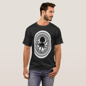 Disc Golf Ultimate Freestyle Kraken Frisbee S T-shirt (Voorkant volledig)