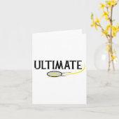 Disc Golf Ultimate Frisbee Frolf Sport Player Mann Kaart (Gele Bloem)