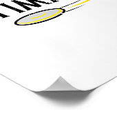 Disc Golf Ultimate Frisbee Frolf Sport Player Mann Poster (Hoek)
