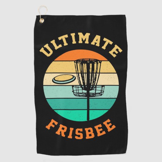Disc Golf Ultimate Frisbee Golfhanddoek (Voorkant)