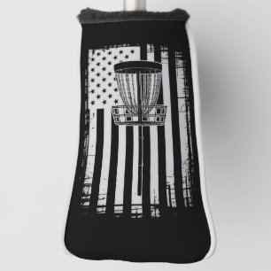 Disc Golf USA Vlag Golfer Golfen Sportliefhebber Golfheadcover