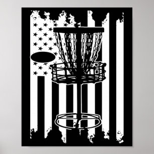 Disc Golf USA Vlag Poster