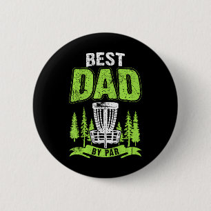 Disc Golf Vaders Dag Beste Papa Door Par Disc Golf Ronde Button 5,7 Cm