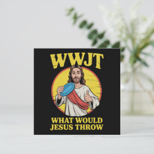 Disc Golf Wwjt Wat Zou Jezus Werpen Frisbee Kaart