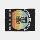 Disc Golf Zoek- en Reddings- Disc Golf Cadeau Grap Fleece Deken (Voorkant (Horizontaal))