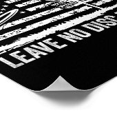 Disc Golf Zoek- en Reddingsactie Laat Geen Disc Te Poster (Hoek)