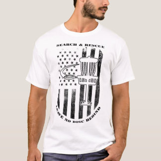 Disc Golf Zoek- en Reddingsactie Laat Geen Disc Te T-shirt