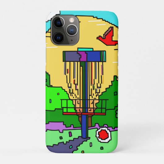 Disc Golfbaan Zomer Zonneschijn Case-Mate iPhone Case (Achterkant)