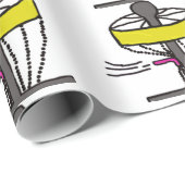 Disc-golfcadeaupapier voor het verpakken van schij cadeaupapier (Rol Hoek)