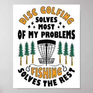 Disc golfen lost de meeste van mijn problemen op V Poster