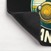 Disc Golfer Cat Chain Banger Disc Golf Speler Muismat (Hoek)