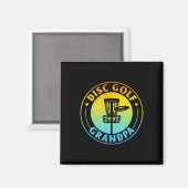 Disc Golfer Opa Disc Golf Speler - Disc Golf G Magneet (Voorkant / Achterkant)