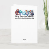 Disc Golfing Alien Grappige Pun Verjaardag Kaart (Achterkant)