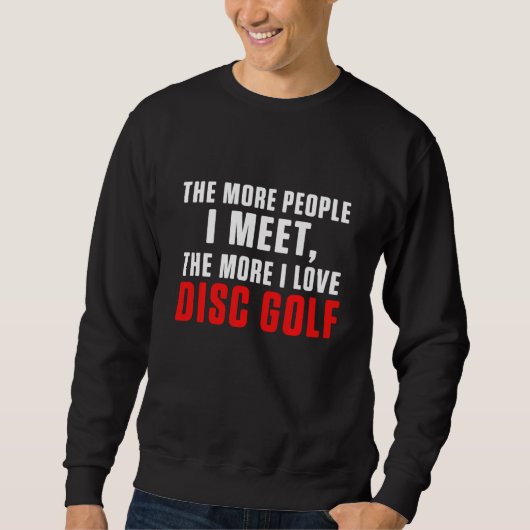 Disc golfspeler royale golfer grappige golfen trui (Voorkant)