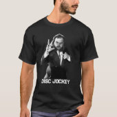 Disc Jockey B/W T-shirt (Voorkant)