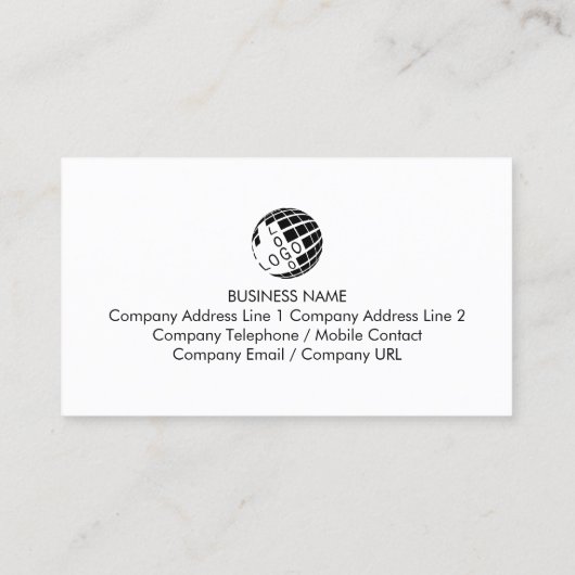 Disc Jockey Deejay DJ Heaphones Icon  Visitekaartje (Achterkant)