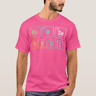 Disc Jockey DJ House Muziek Ontspannende elektroni T-shirt