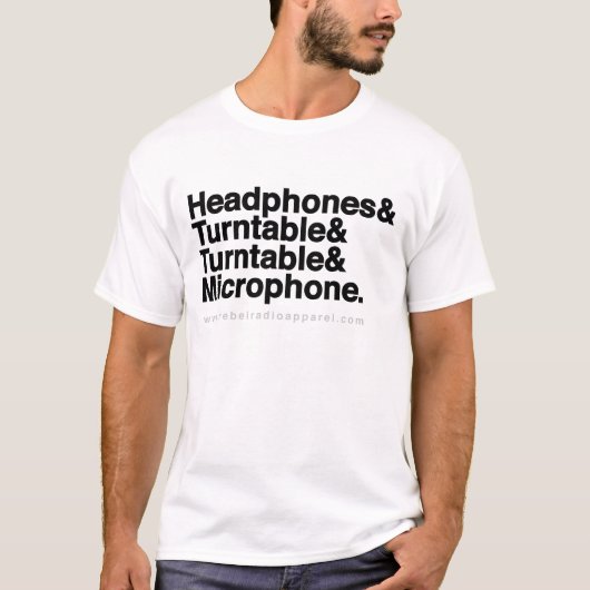 Disc Jockey T-shirt (Voorkant)