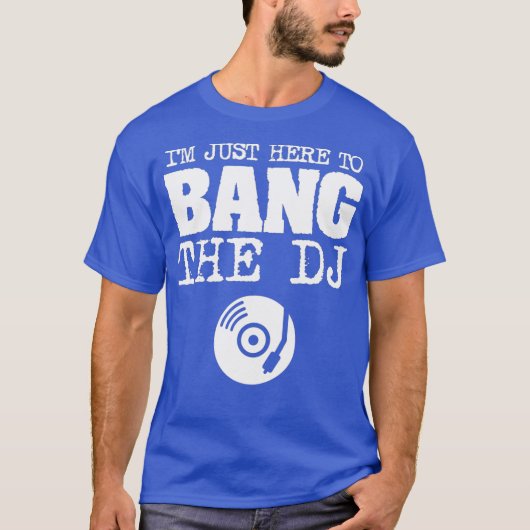Disc Jockey Vrouw Vriendin Grappig T-shirt (Voorkant)