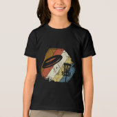 Discgolf Basket Retro Tri-Blend Shirt (Voorkant)