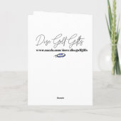 Discgolf Bigfoot-verjaardag Kaart (Achterkant)