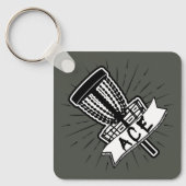 Discgolf Cadeau Ace Sleutelhanger (Voorkant)