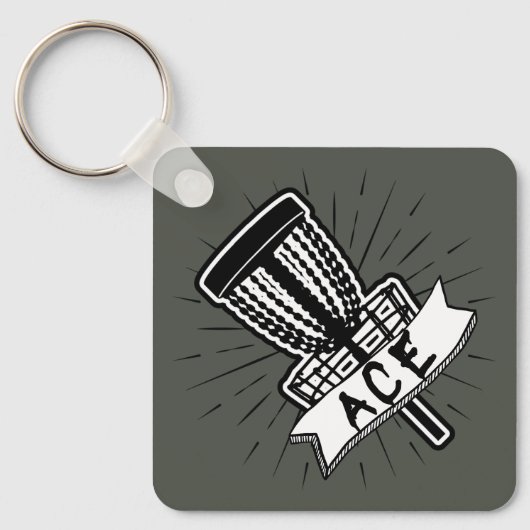Discgolf Cadeau Ace Sleutelhanger (Voorkant)