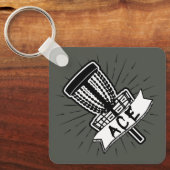 Discgolf Cadeau Ace Sleutelhanger (Voorkant)