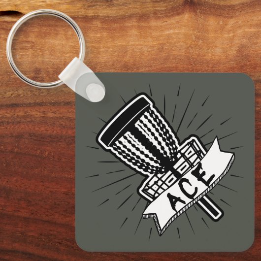 Discgolf Cadeau Ace Sleutelhanger (Voorkant)